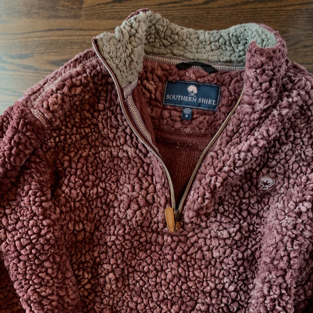 Southern Shirt Purple/ Gray Sherpa